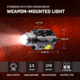 Streamlight TLR-2 S CR123A 300 Lumens LED Tactical Weapon Flashlight w/ Laser Sight, Strobe Function, Black, 69230