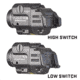 Streamlight TLR-8A A Weapon Light and Laser, Both High and Low Switch Mounted on TLR-8A, CR123A, Green Beam, 500 Lumens, Black, 69434