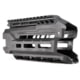 Strike Industries CZ EVO S1-3 Polymer Handguard w/ Optional Aluminum Faux Suppressor, 6in, Black, One Size, SI-CEVO-POLY-HG-6-BK