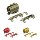 Strike Industries GridLok Front &amp; Rear Sights, FDE, Red, Titan