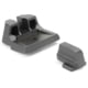Strike Industries Iron Front &amp; Rear Sights for Smith &amp; Wesson M&amp;P9, Suppressor Height, Black, One Size, SI-MP9-SIGHTS-SH