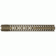 Strike Industries AR-15 M-Lok Handguard Rail, 15.5in, FDE, One Size, SI-STRIKERAIL-155-FDE