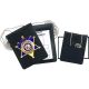 Strong Leather Recessed Velcro Badge And Id Holder With Chain - 71600-11062