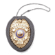 Recessed clip on badge holder