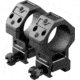 Swampfox H.E. Rifle Scope Rings, 34mm Tube, 1.93in Centerline Height, /w Integral 45-degree Offset Reflex Side Mount, Black, MRH34-H
