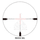 Swampfox Kentucky Long Tactical 2-12x44mm Rifle Scope, 30mm Tube, First Focal Plane, Recce MIL, MOA, Black, KTK21244-4L