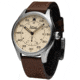 Szanto Heritage Aviator Watches, Ivory Dial, Brown Strap, Steel, One Size, SZ 2752