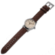 Szanto Heritage Aviator Watches, Ivory Dial, Brown Strap, Steel, One Size, SZ 2752