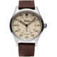 Szanto Heritage Aviator Watches, Ivory Dial, Brown Strap, Steel, One Size, SZ 2752