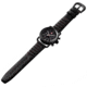 Szanto Icon Roland Sands Chrono Watches, Black Dial, Black Strap, Black, One Size, IC RS 2252