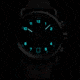 Szanto Icon Roland Sands Chrono Watches, Black Dial, Black Strap, Black, One Size, IC RS 2252