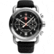 Szanto Icon Roland Sands Chrono Watches, Black Dial, Black Strap, Steel, One Size, IC RS 2251