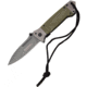 SZCO Drop Point Task Force Folding Knife, 5 in. Moss Green, 1006383