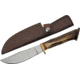 Steel Stag Hunter Deer Antler Knife, 5in, Stainless Steel, Bone Handle, SS7030