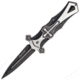 Tac Force Celtic Cross Lock Black Fold Knife, Black Handle TF817BK