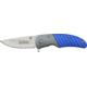 Tac Force Executive Series A/O Fold Knife, SS drop point blade, Blue anodized Alum. handle TF732BL