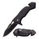 TAC Force Folding Blade, 2.7in, Stainless Steel Blade, Black Finished Handle, TF-903BK