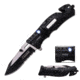 TAC Force Folding Blade, 3.25in, Stainless Steel Blade, Black Aluminum Handle TF-835SH
