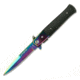 TAC Force Folding Blade, 3.5in, Stainless Steel Blade, Black Diamond Cut Aluminum Handle TF-428RB