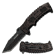 TAC Force Folding Blade, 3.75in, Stainless Steel Blade, Black Aluminum Handle TF-794T