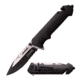 TAC Force Folding Blade, 4in, Stainless Steel Blade, Anodized Black Aluminum Handle TF-916BK