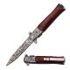 TAC Force Folding Blade, 4in, Stainless Steel Blade, Brown Pakkawood Handle, TF-428DMW