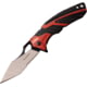 TAC Force Linerlock A/O Red Folding Knife, 3.5" two-tone finish partially serrated 3Cr13 stai, Black and red aluminum handle, TF-1029BRD
