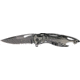 Tac Force Linerlock Fold Knife 3 3/8in., HC SS PS drop point blade, Gun metal gray handle TF705GY