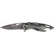 Tac Force Linerlock Fold Knife 3 3/8in., HC SS PS drop point blade, Gun metal gray handle TF705GY