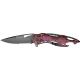Tac Force Linerlock Fold Knife 3 3/8in., HC SS PS drop point blade, Pink camo handle TF705PC