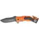 Tac Force Rescue Lock A/O Fold Knife 4.50in., PS black SS A/O blade, Orange Alum. handles w/ black trim etched in TF688EMT