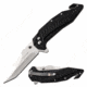 TAC Force TF-1017BK Spring Assisted Knife, 3.6in, 3CR13 Stainless Steel, Modified Tanto, Steel Blade, Aluminum Handle, Black, TF-1017BK