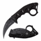 TAC Force TF-957BK Spring Assisted Knife, 3.5in, 3CR13 Stainless Steel, Karambit, Black Blade, Aluminum Handle, Black, TF-957BK