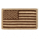 Tac Shield American Flag Patch Coyote 03802