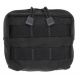 Tac Shield Compact Zippered Utility , Molle Pouch -Black T4101BK