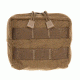 Tac Shield Compact Zippered Utility , Molle Pouch, Coyote T4101CY