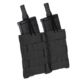 Tac Shield Double Speed Load Rifle Belt Pouch, Black, T3557BK