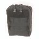 Tac Shield Vertical Organizer Molle Pouch, Black, T4104BK