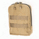 Tac Shield Vertical Organizer Molle Pouch w/Pockets and Straps, Coyote T4104CY