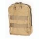Tac Shield Vertical Organizer Molle Pouch w/Pockets and Straps, Coyote, T4104CY