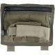Tactical Assault Gear MOLLE Admin Rampage Pouch, Ranger Green, Zip Closure 812328