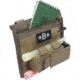 Tactical Assault Gear MOLLE Admin Rampage Pouch, Coyote Tan, Zip Closure 812327