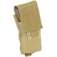 Tactical Assault Gear MOLLE M16 Mag 2 Pouch Coyote Tan 812015
