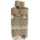 Tactical Assault Gear MOLLE Single Shingle Magazine Pouch, Multicam 812058