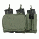 MOLLE Triple Mag/Pistol/Utility Pouch, Ranger Green