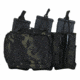 Tactical Assault Gear MOLLE Triple Mag/Pistol/Utility Pouch, Mc Black 836018
