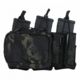 Tactical Assault Gear MOLLE Triple Mag/Pistol/Utility Pouch, Mc Black, 836018