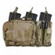 Tactical Assault Gear MOLLE Triple Mag/Pistol/Utility Pouch, Mc Arid, 836019