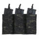 Tactical Assault Gear MOLLE Triple Shingle with Bungee - Tactical Pouches, Mc Black 835988