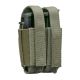 Tactical Assault Gear TAG Double Multi-Caliber Pistol Pouch, Ranger Green MODPMP2RG